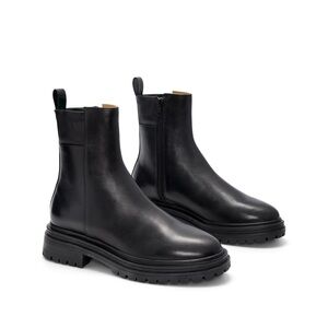 Bared Footwear Black Leather Ankle Boots Style Harpy EU 36